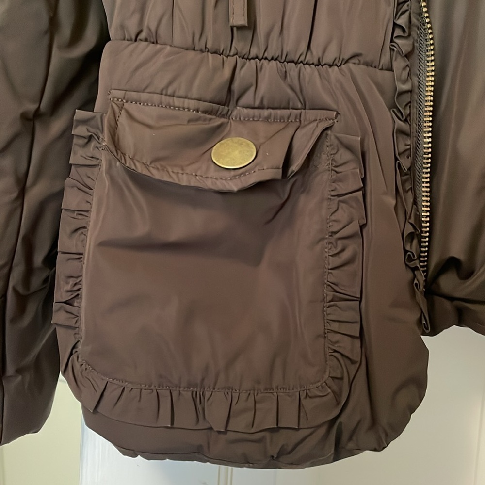 Brown ski jacket - Picture 5 of 7